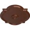 Ekena Millwork Waltz Ceiling Medallion (Fits Canopies up to 5 1/4"), 24"W x 20 1/2"H x 1 1/8"P, Copper Penny CM24WACPS - alternate 3